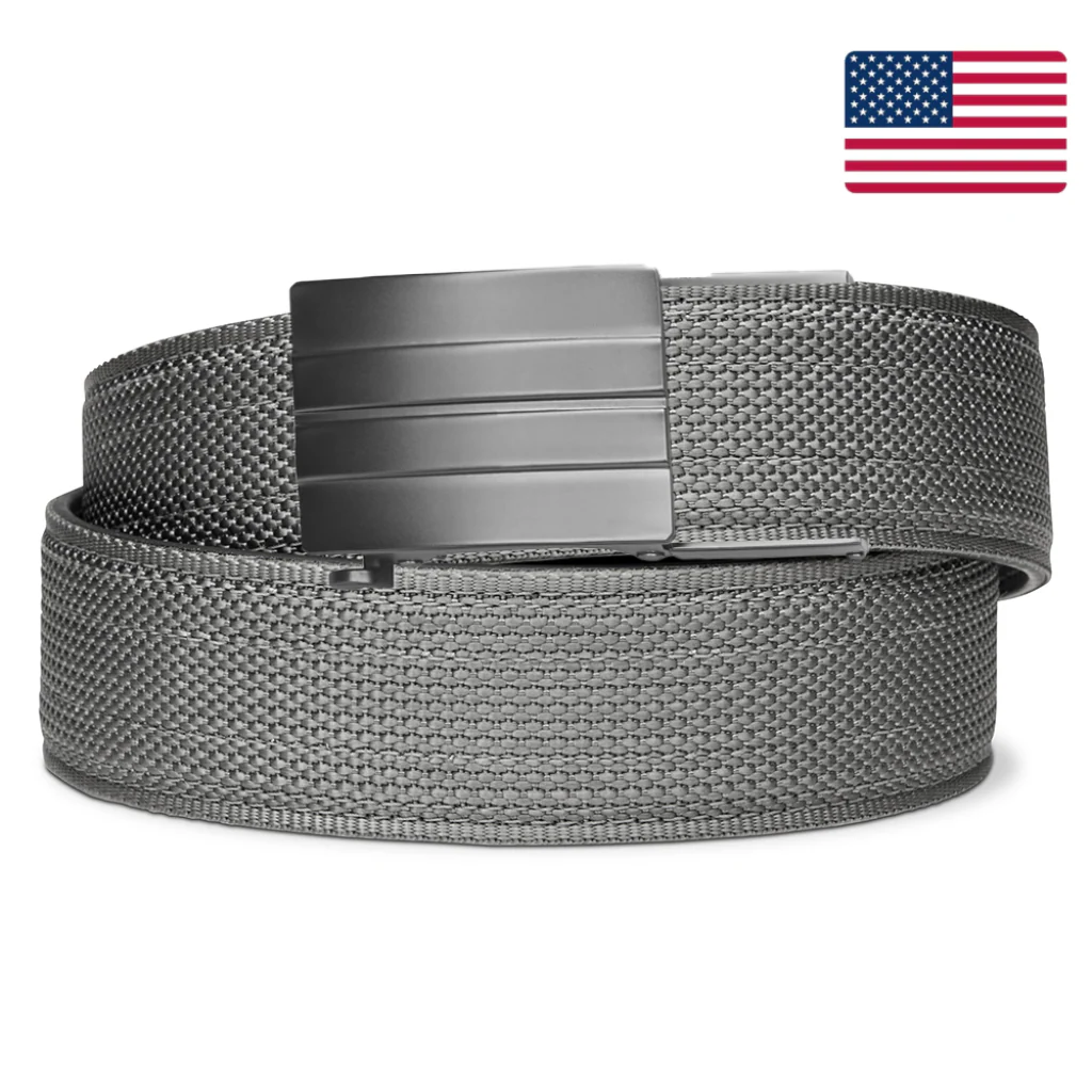X SERIES BUCKLE | USA GRAY TACTICAL NYLON GUN BELT 1.5" - Image 10