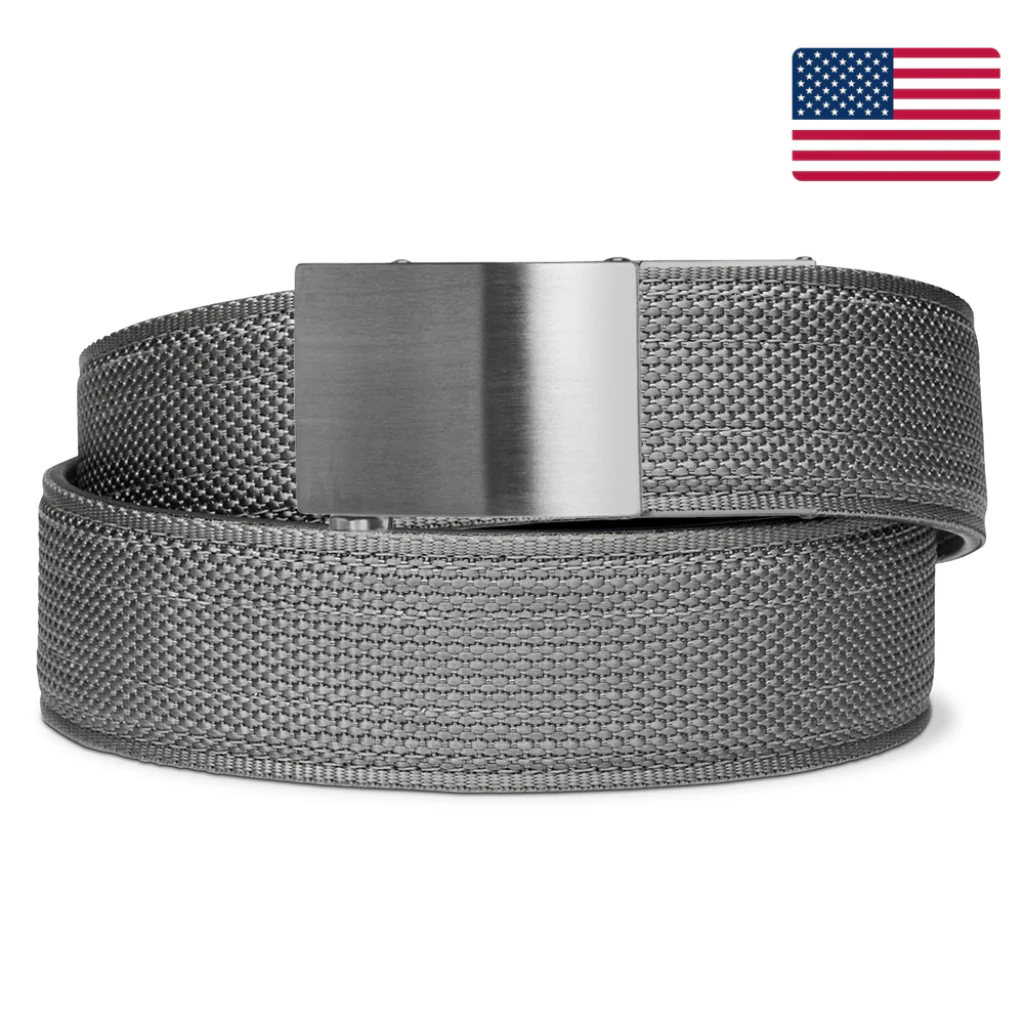 X SERIES BUCKLE | USA GRAY TACTICAL NYLON GUN BELT 1.5" - Image 12