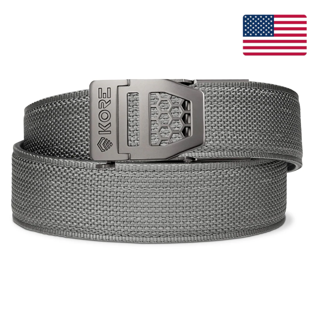 X SERIES BUCKLE | USA GRAY TACTICAL NYLON GUN BELT 1.5" - Image 15