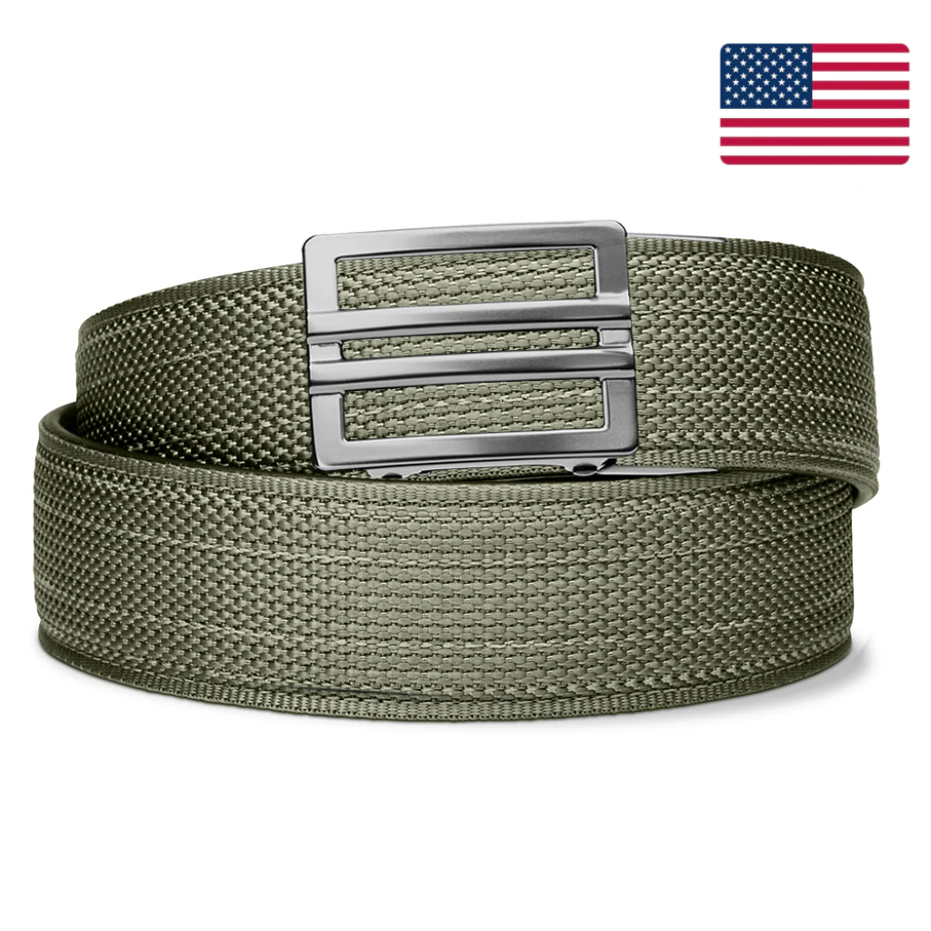 X SERIES BUCKLE | USA RANGER GREEN TACTICAL NYLON GUN BELT 1.5" - Image 8