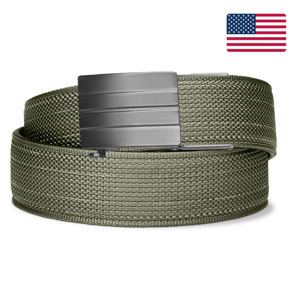 X SERIES BUCKLE | USA RANGER GREEN TACTICAL NYLON GUN BELT 1.5" - Image 9