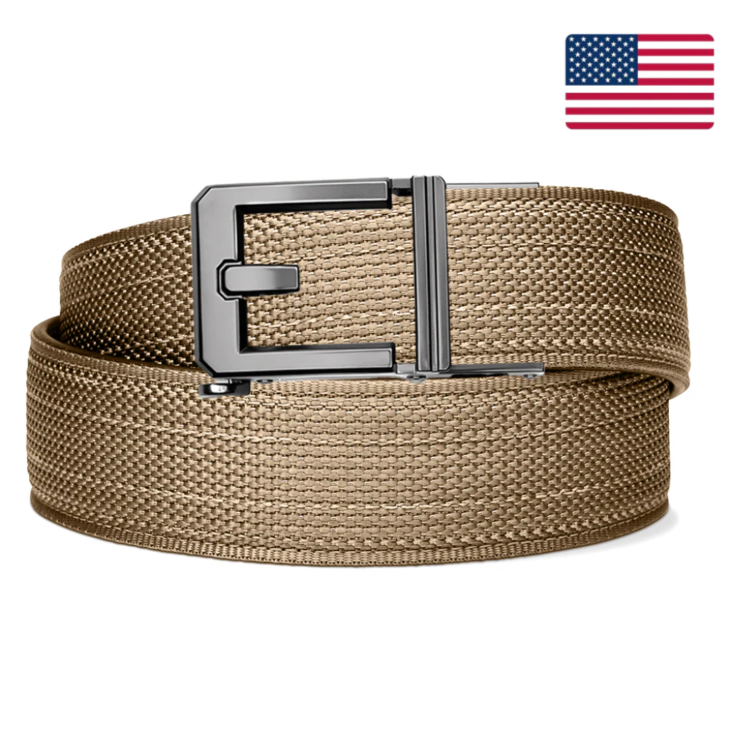 X SERIES BUCKLE | USA TAN 499 TACTICAL NYLON GUN BELT 1.5" - Image 10