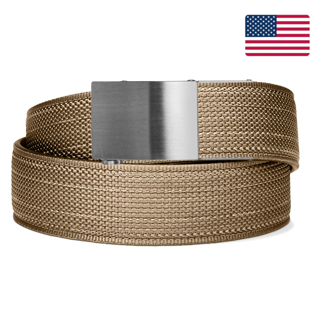 X SERIES BUCKLE | USA TAN 499 TACTICAL NYLON GUN BELT 1.5" - Image 11