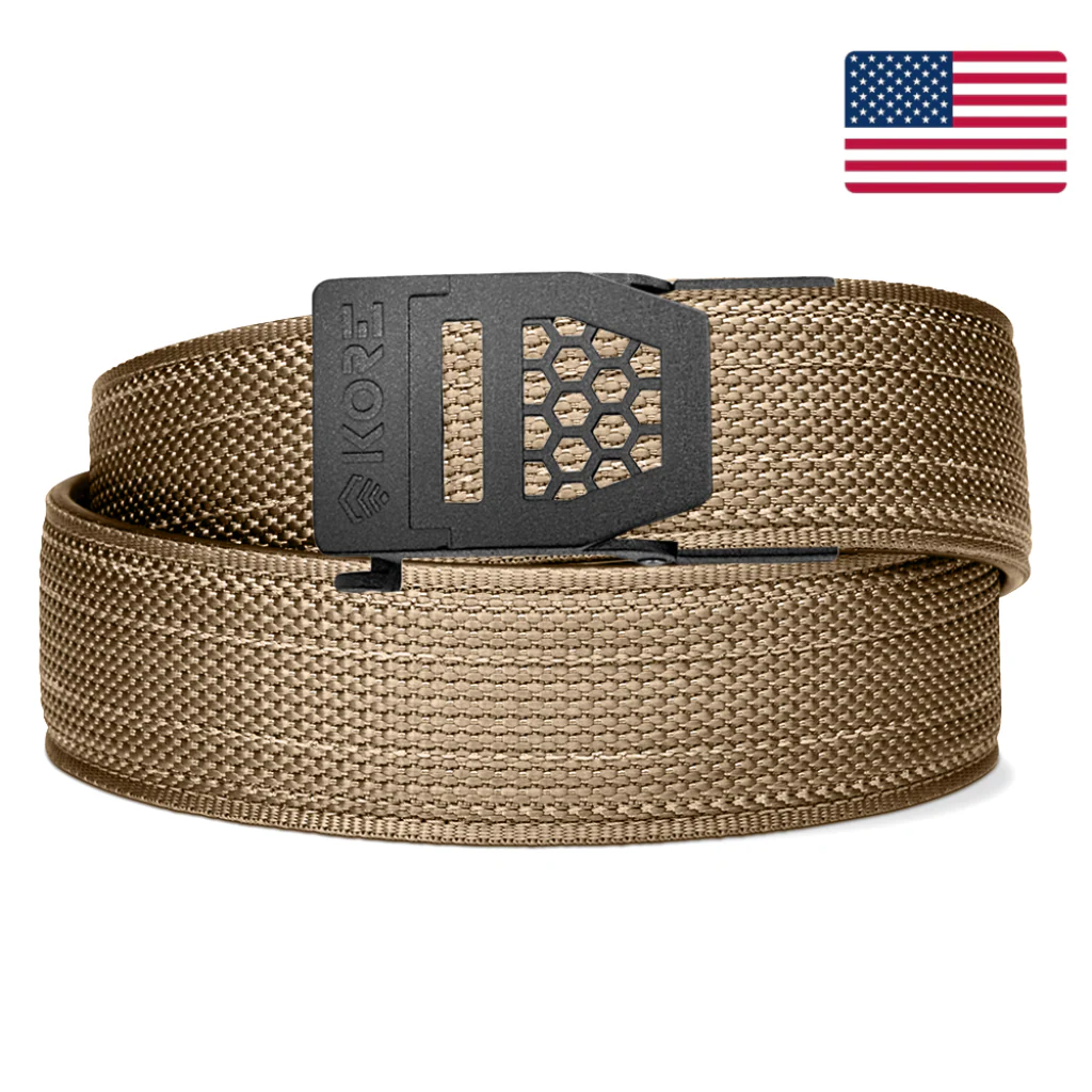 X SERIES BUCKLE | USA TAN 499 TACTICAL NYLON GUN BELT 1.5" - Image 13