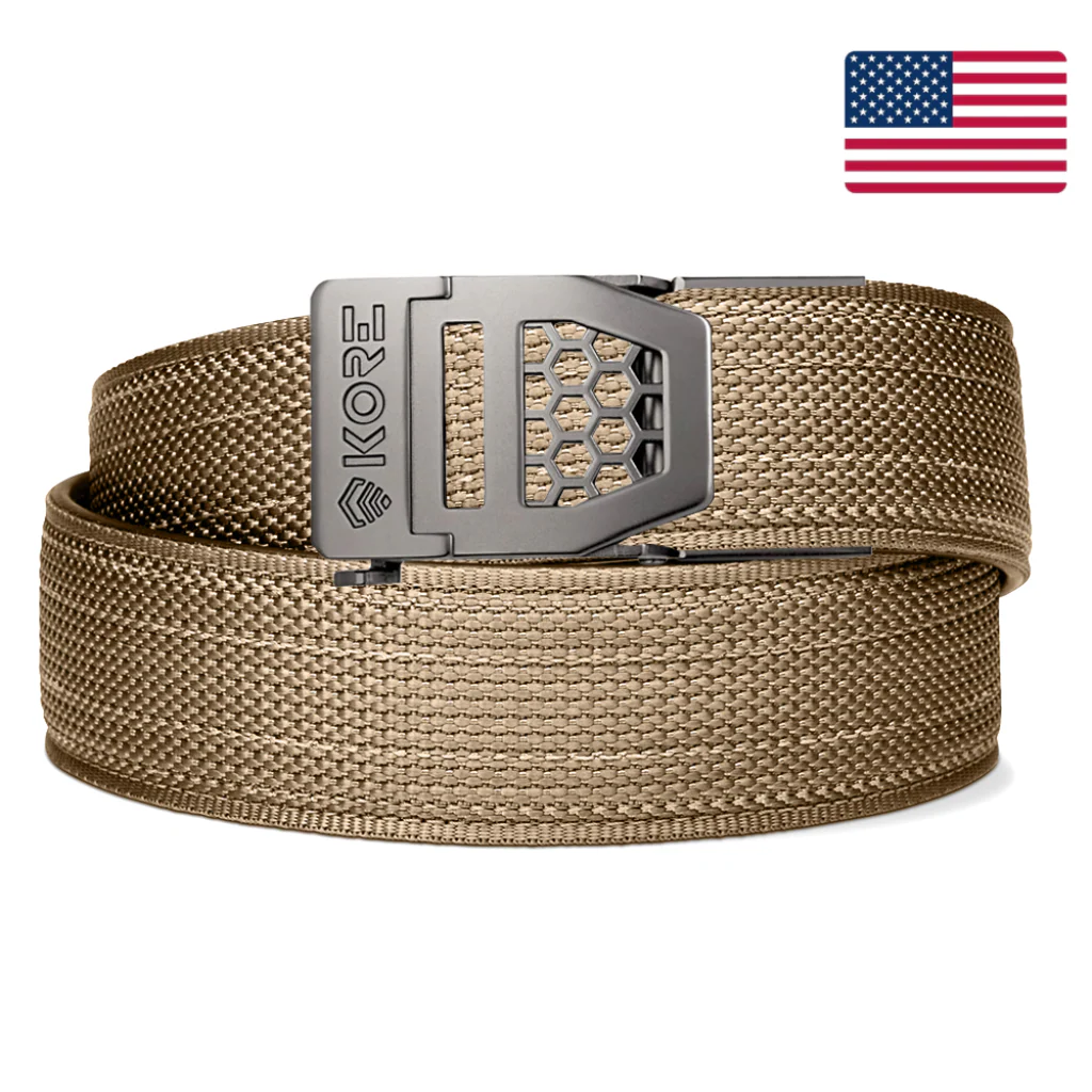 X SERIES BUCKLE | USA TAN 499 TACTICAL NYLON GUN BELT 1.5" - Image 14