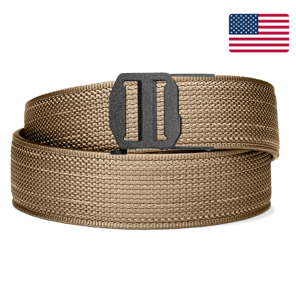X SERIES BUCKLE | USA TAN 499 TACTICAL NYLON GUN BELT 1.5" - Image 15