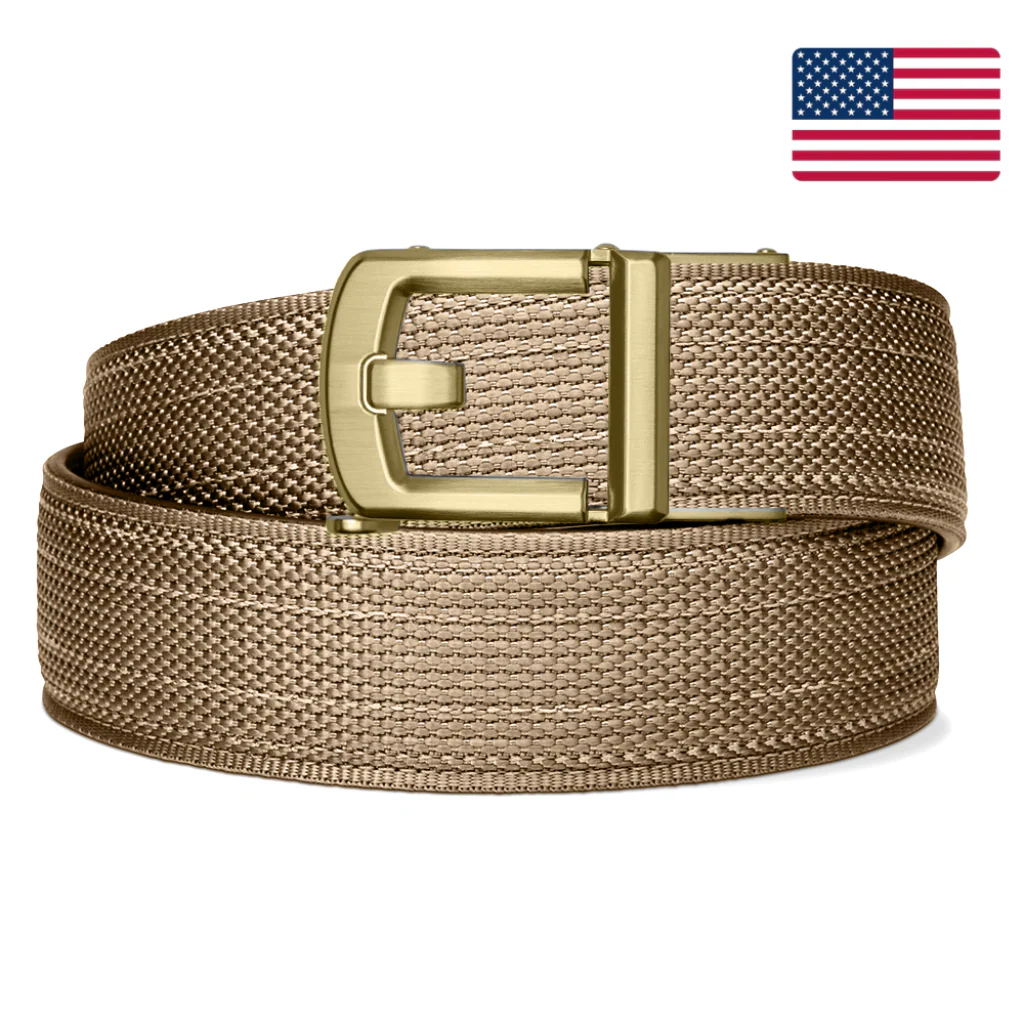 X SERIES BUCKLE | USA TAN 499 TACTICAL NYLON GUN BELT 1.5" - Image 17