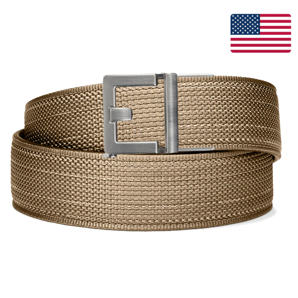 X SERIES BUCKLE | USA TAN 499 TACTICAL NYLON GUN BELT 1.5" - Image 18