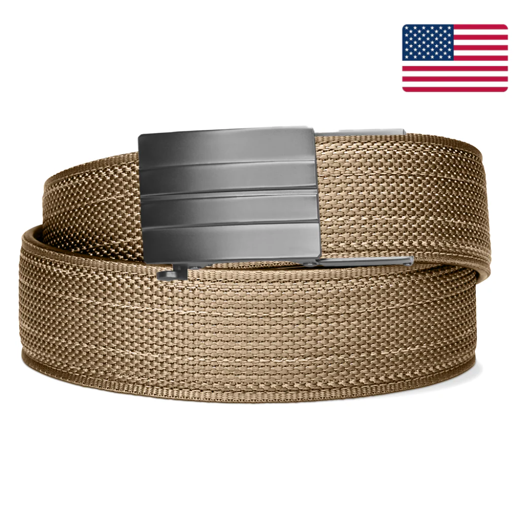 X SERIES BUCKLE | USA TAN 499 TACTICAL NYLON GUN BELT 1.5" - Image 9